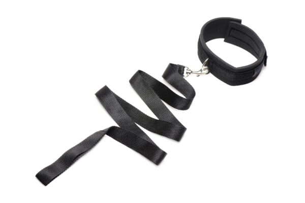 Riem en Halsband set - Zwart - Afbeelding 5