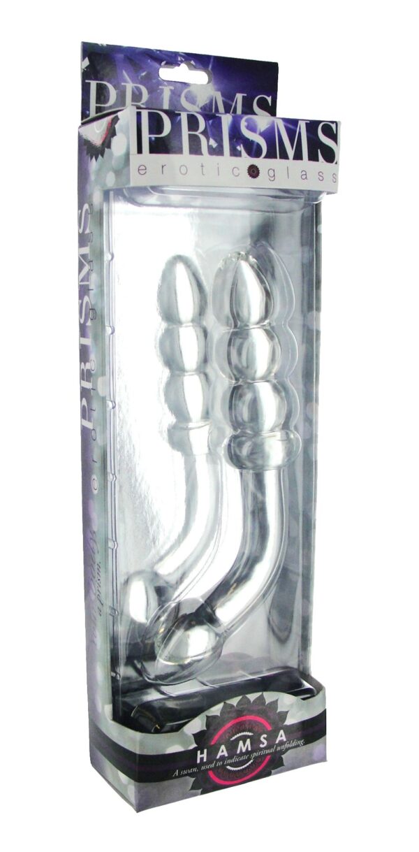 Hamsa Glazen G-spot/P-spot Dildo - Afbeelding 3
