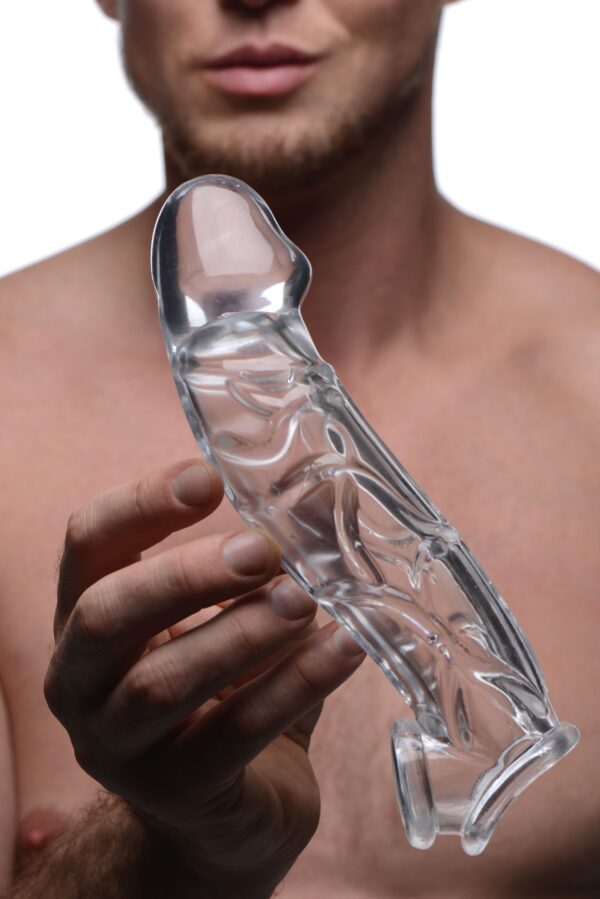 Clear Extender Gebogen Penissleeve - Afbeelding 6