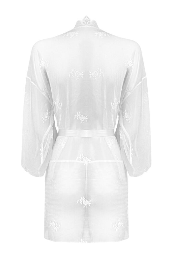 Kanten Kimono Set Flower - Wit - Afbeelding 6