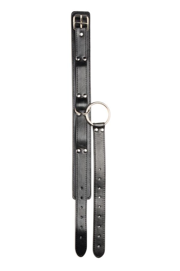 Halsband Met Polsboeien Restraint Set - Zwart - Afbeelding 10