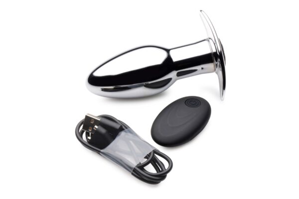 Chrome Blast Oplaadbare Buttplug Met Afstandsbediening - Klein - Afbeelding 4