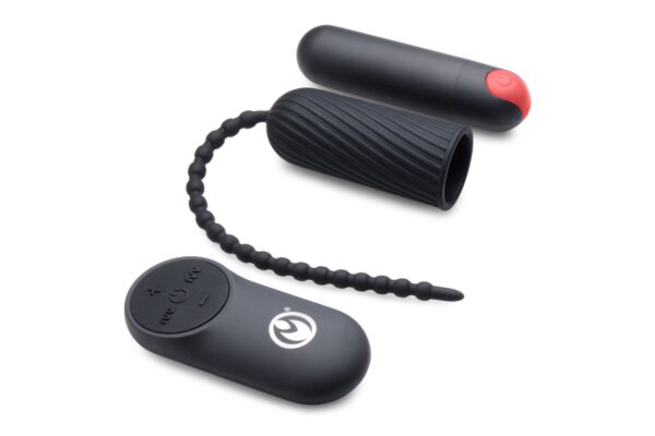 Dark Chain Oplaadbare Dilator Met Afstandsbediening - Zwart - Afbeelding 6