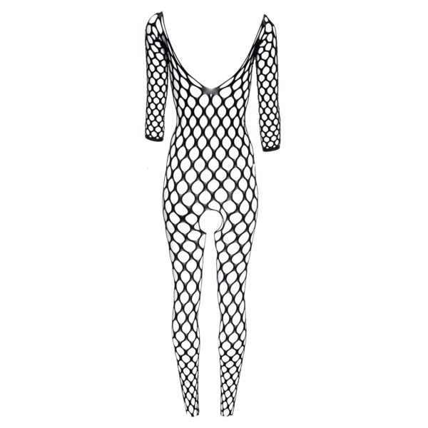 Visnet Catsuit Safiya - Zwart - Afbeelding 6