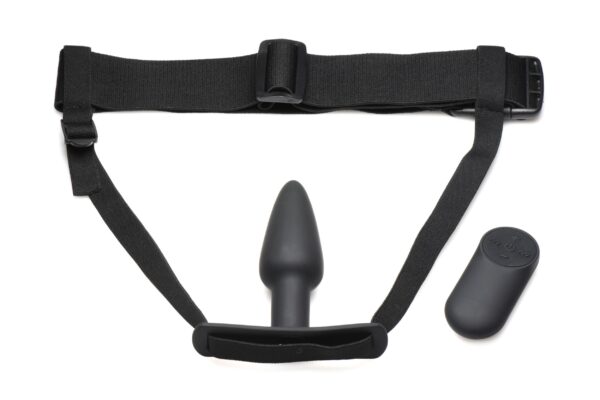 Bum-Tastic Vibrerende Anaal Plug met Harnas & Afstandsbediening - Afbeelding 2