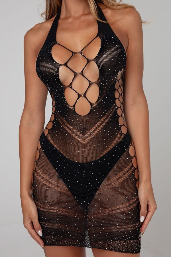 Dress Glitter Amethille  - Zwart - Afbeelding 8