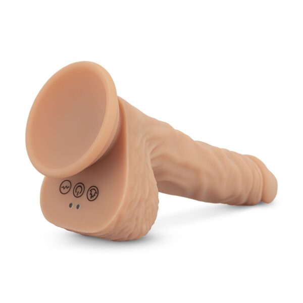 Real Fantasy - Ethan Verwarmende, Vibrerende Dildo - Afbeelding 8