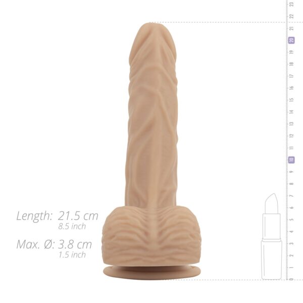 Real Fantasy - Ethan Verwarmende, Vibrerende Dildo - Afbeelding 10