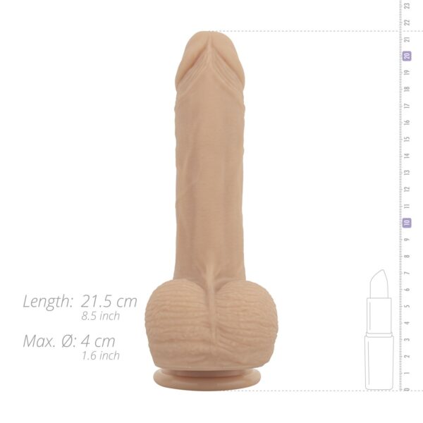 Real Fantasy -  Mason Stotende, Verwarmbare en Vibrerende Dildo - Afbeelding 10