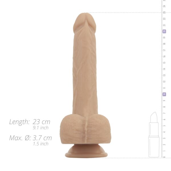 Real Fantasy - Bryce Stotende, Verwarmbare en Vibrerende Dildo - Afbeelding 10