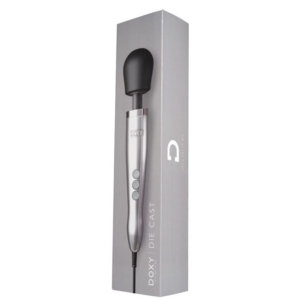 Doxy Die Cast Wand Vibrator - Zilver - Afbeelding 5