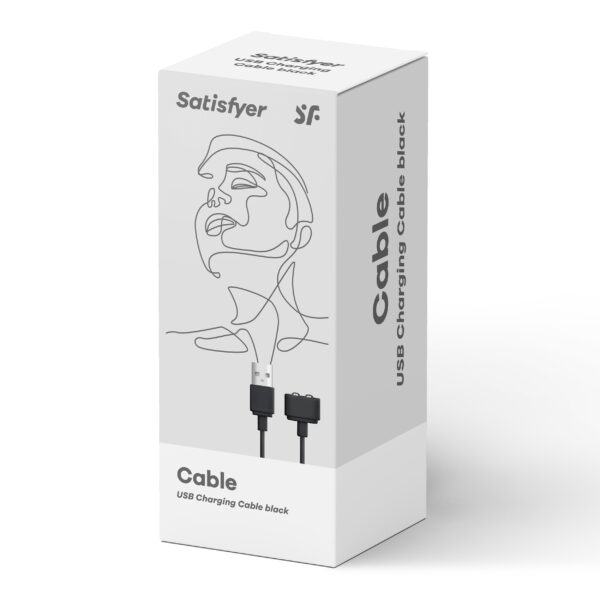 Satisfyer - USB Oplaadkabel - Zwart - Afbeelding 5