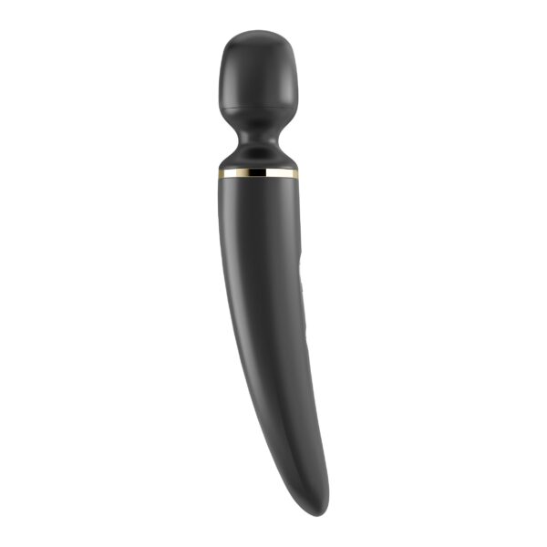Satisfyer Wand-er Woman - Zwart/Goud - Afbeelding 2