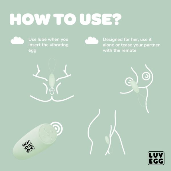 LUV EGG - Groen - Afbeelding 2