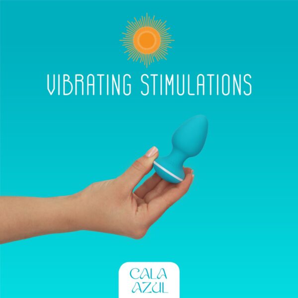 Cala Azul - Blanca Vibrerende Anaal Plug - Afbeelding 2