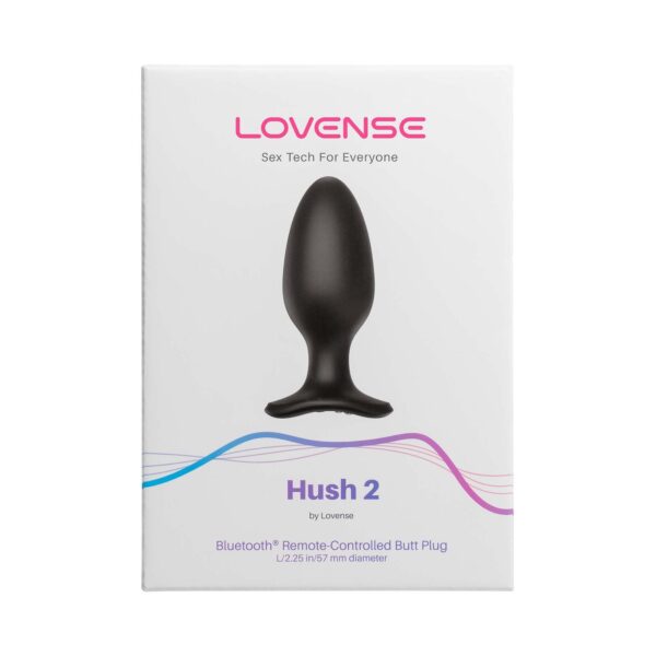 Lovense - Hush 2 Vibrerende Buttplug Met App - Zwart - Afbeelding 6