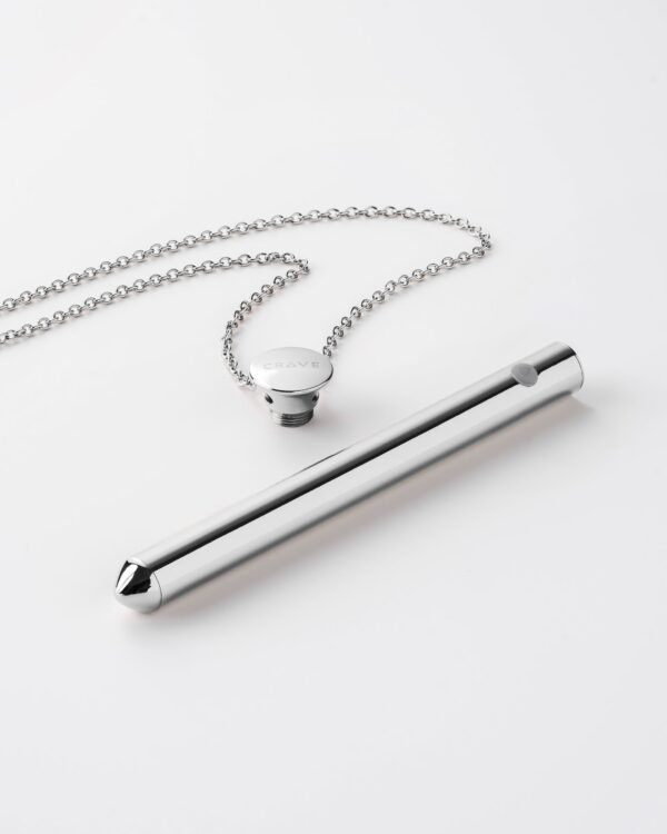 Crave - Vesper Vibrator Ketting - Zilver - Afbeelding 7