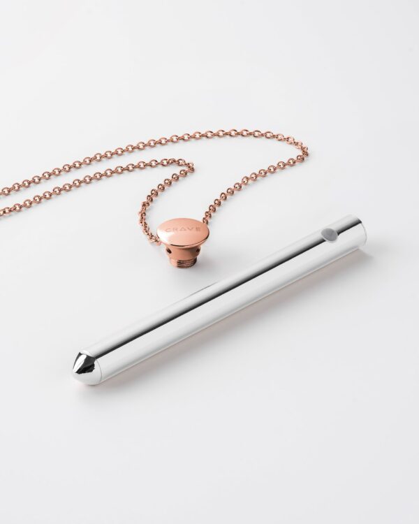 Crave - Vesper Vibrator Ketting - Rose Goud - Afbeelding 6