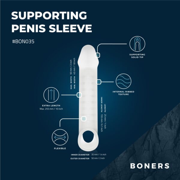 Boners Ondersteunende Penis Sleeve - Afbeelding 2