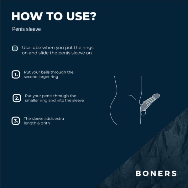 Boners Ondersteunende Penis Sleeve - Afbeelding 3