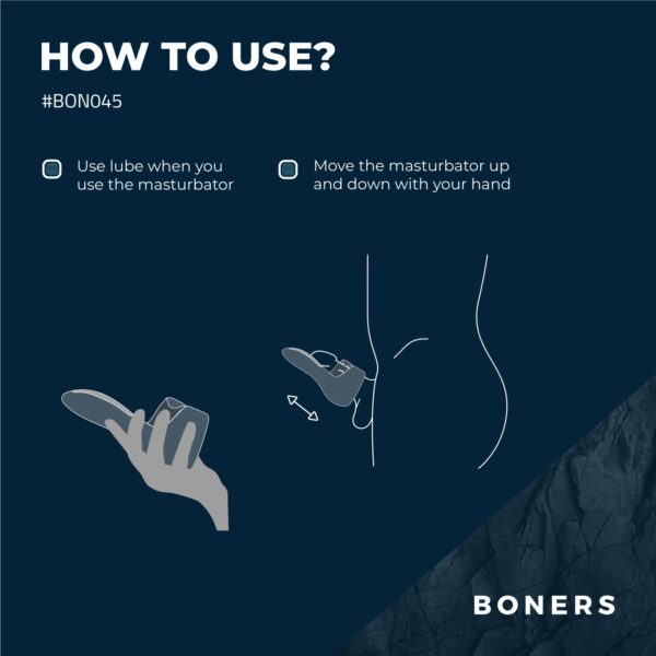 Boners Elektrische Masturbator - Blauw - Afbeelding 2