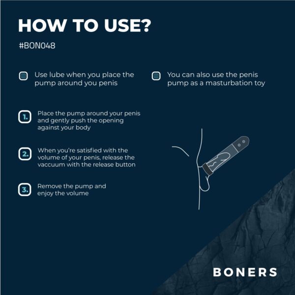 Boners - Automatische Penispomp met Masturbator - Afbeelding 2