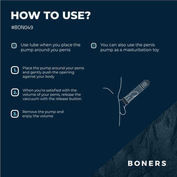 Boners - Penispomp met LCD-Scherm - Afbeelding 2