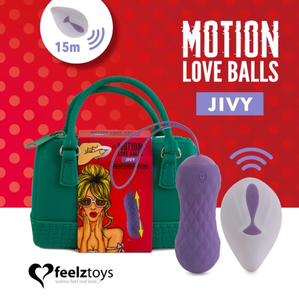 Feelztoys - Motion Love Balls Jivy Met Afstandsbediening - Afbeelding 2