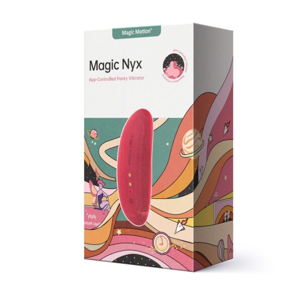 Magic Motion - App Gestuurde Nyx Smart Panty Vibrator - Rood - Afbeelding 7