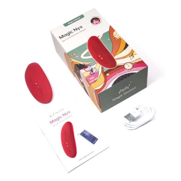 Magic Motion - App Gestuurde Nyx Smart Panty Vibrator - Rood - Afbeelding 5