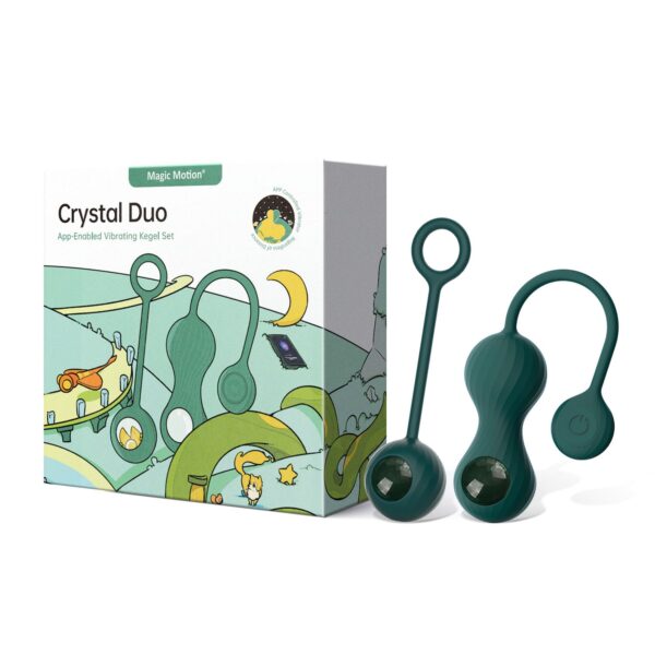Magic Motion - Duo Smart Kegel Vibrator met Gewichtenset - Groen - Afbeelding 12