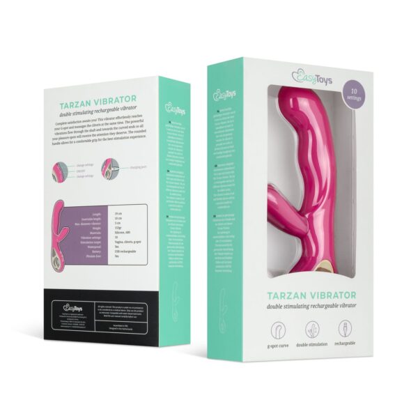 Tarzan Vibrator - Roze - Afbeelding 2