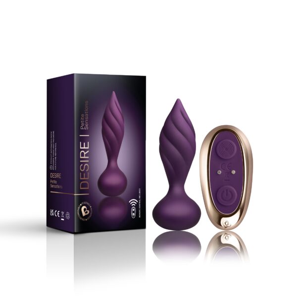 Rocks-Off - Petite Sensations Desire Vibrerende Anaalplug - Paars - Afbeelding 7