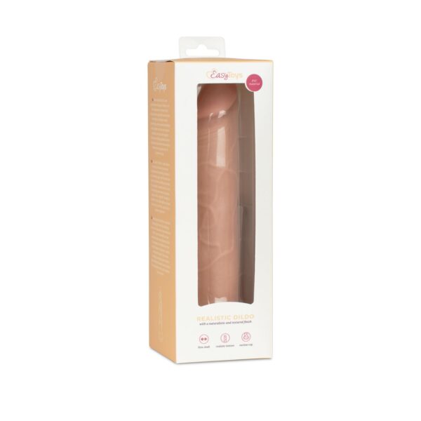 Dildo zonder ballen 17,5 cm - Beige - Afbeelding 4