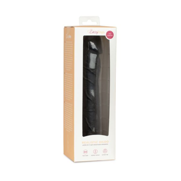 Dildo zonder ballen 22,5 cm - Zwart - Afbeelding 4