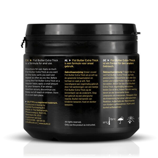BUTTR - Fisting Balsem Extra Dik - 500 ml - Afbeelding 4