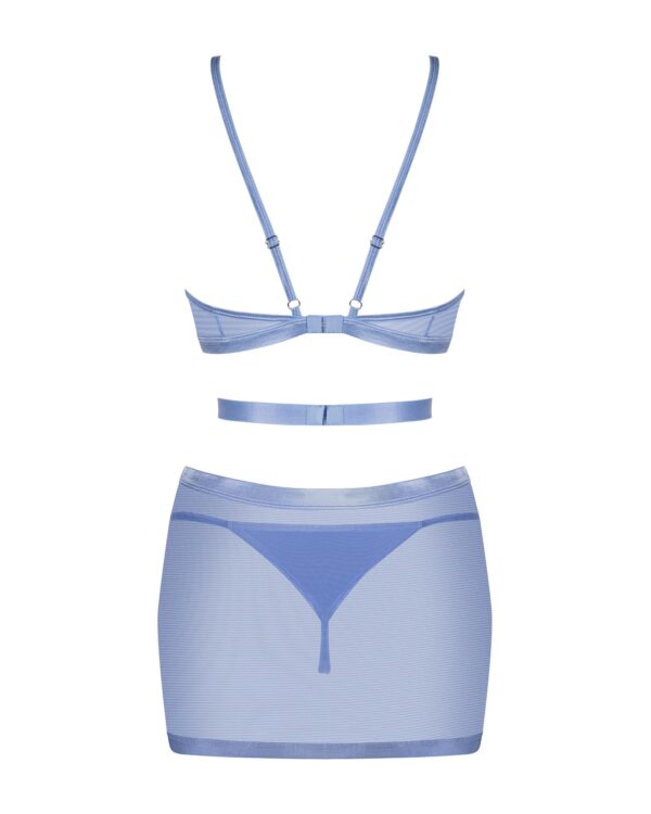 Obsessive - Freedom Shaderi Jurk en String - Blauw - Afbeelding 7