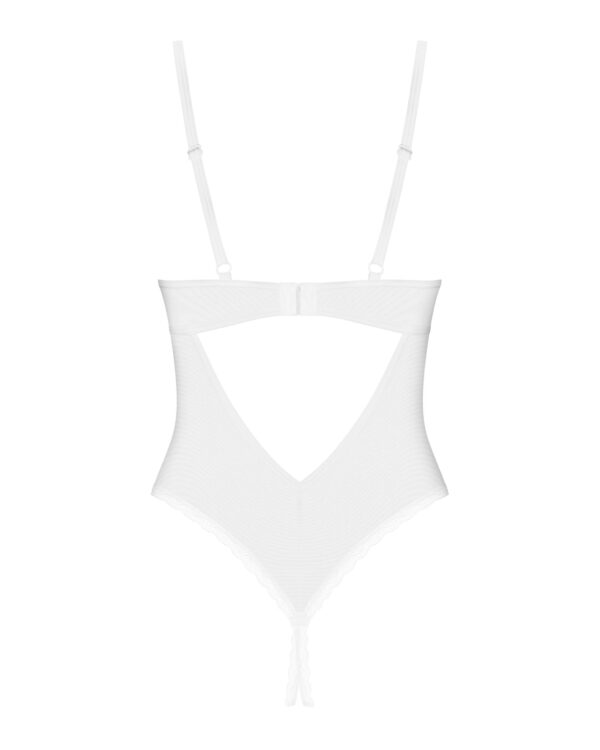 Obsessive - Alissium Kruisloze Teddy - Wit - Afbeelding 3