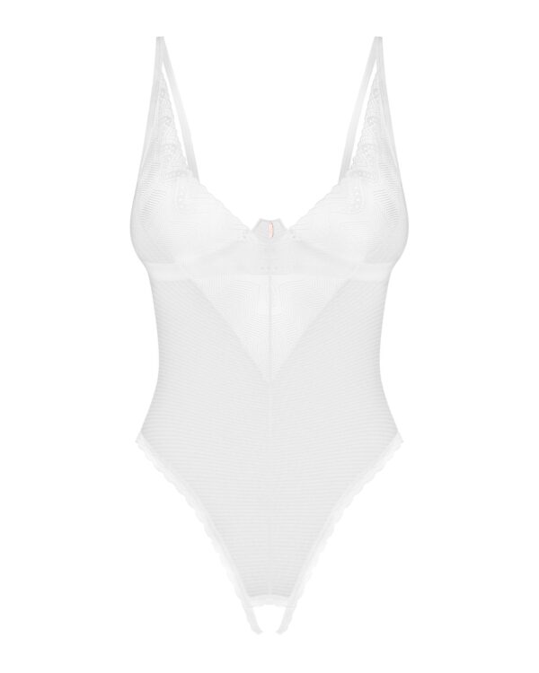 Obsessive - Alissium Kruisloze Teddy - Wit - Afbeelding 4