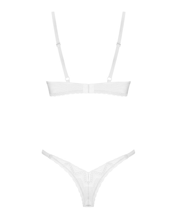 Obsessive - Alissium Tweedelige Set - Wit - Afbeelding 6