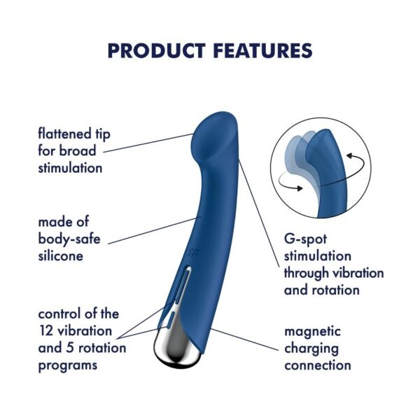 Satisfyer Spinning G-Spot 1 - Blauw - Afbeelding 4