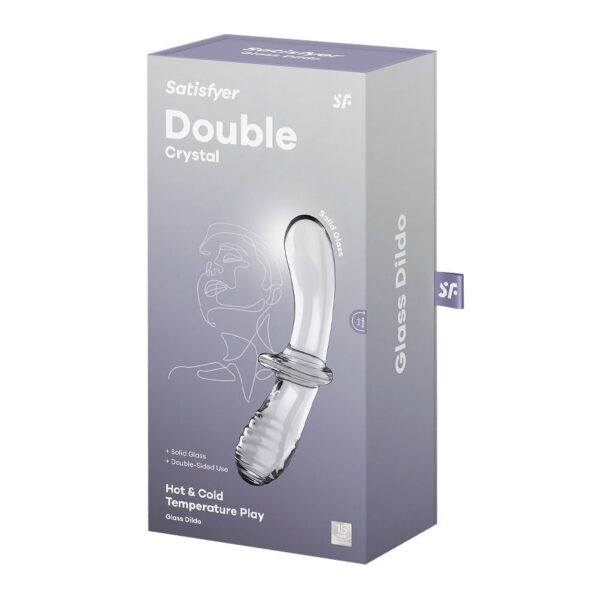Satisfyer Double Crystal - Transparant - Afbeelding 5