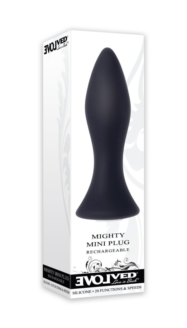 Evolved Novelties - Mighty Mini Plug - Zwart - Afbeelding 4