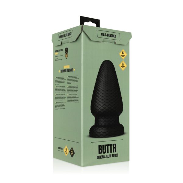 BUTTR - Cold Blooded Buttplug met Textuur - Afbeelding 7