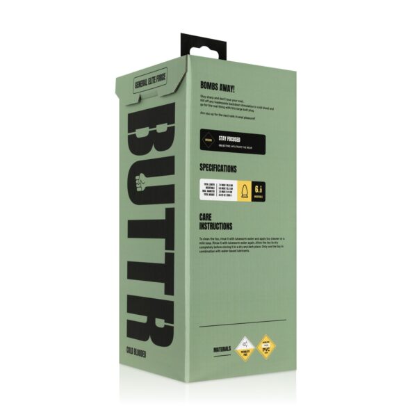 BUTTR - Cold Blooded Buttplug met Textuur - Afbeelding 8