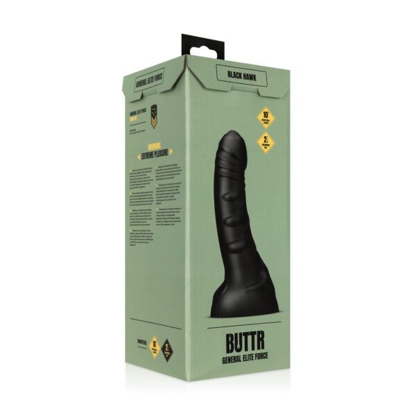 BUTTR - Black Hawk Gebogen Anaal Dildo - Afbeelding 9