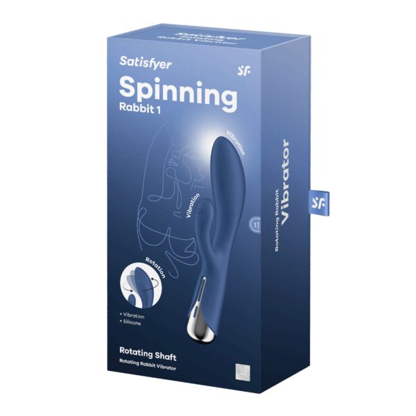Satisfyer Spinning Rabbit 1 - Blauw - Afbeelding 7