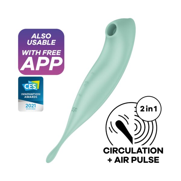 Satisfyer Twirling Pro Connect App - Mint - Afbeelding 2