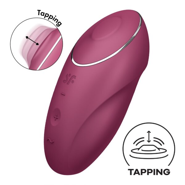 Satisfyer Tap & Climax 1 - Rood - Afbeelding 2