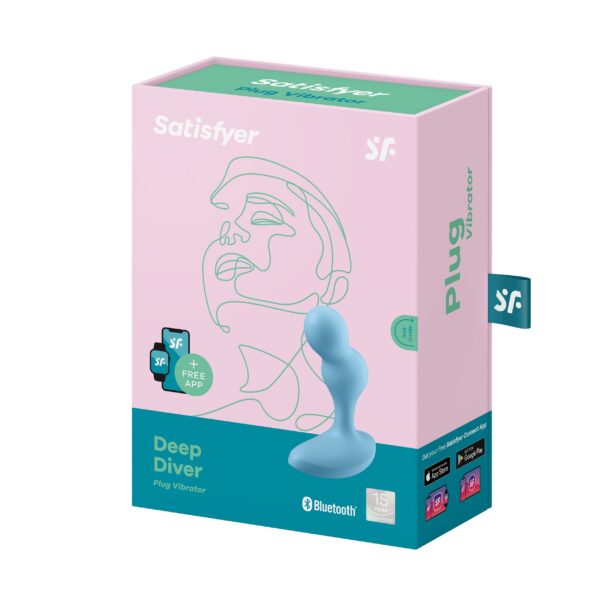 Satisfyer Deep Diver Connect App - Blauw - Afbeelding 3